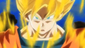 Goku turns Super Saiyan
