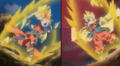 The Heroine and the Hero turn Super Saiyan