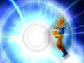 Goku detonates his Super Spirit Bomb in Budokai Tenkaichi 3