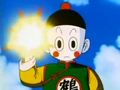 Chiaotzu charges a Dodon Ray