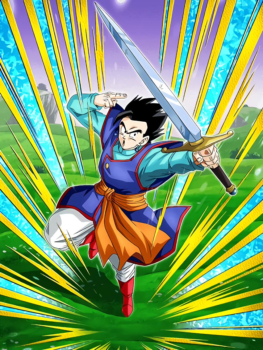 dragon ball z kid gohan sword