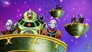 Mosco along with Eyre and Camparri after hearing that Goku is evil, according to Bergamo
