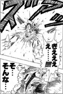Muerte de Cell en el manga.