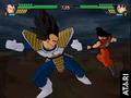 Vegeta e Goku lutando