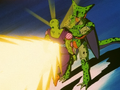 Cell nearly kills Piccolo