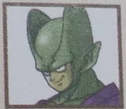 A pure Namekian with a Cell-type Bio-Android head shape from Dragon Ball Online