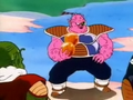 Dodoria thinks the three Namekian Warriors are too weak for him