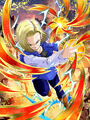 Grisly Destruction Android 18 {Future) card from Dokkan Battle