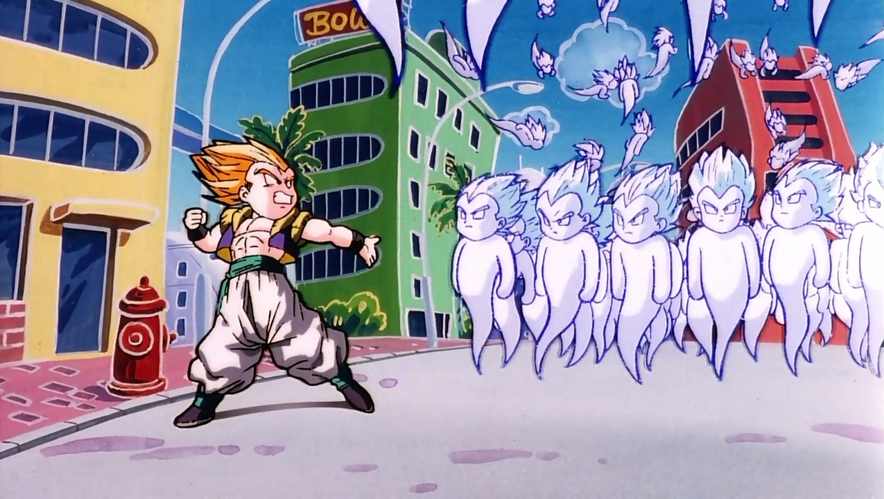 Gotenks e o super ataque kamikazes · · · · · · #gotenks #dragonballz #