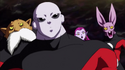 Jiren's reaction after seeing Universe 9 getting erased