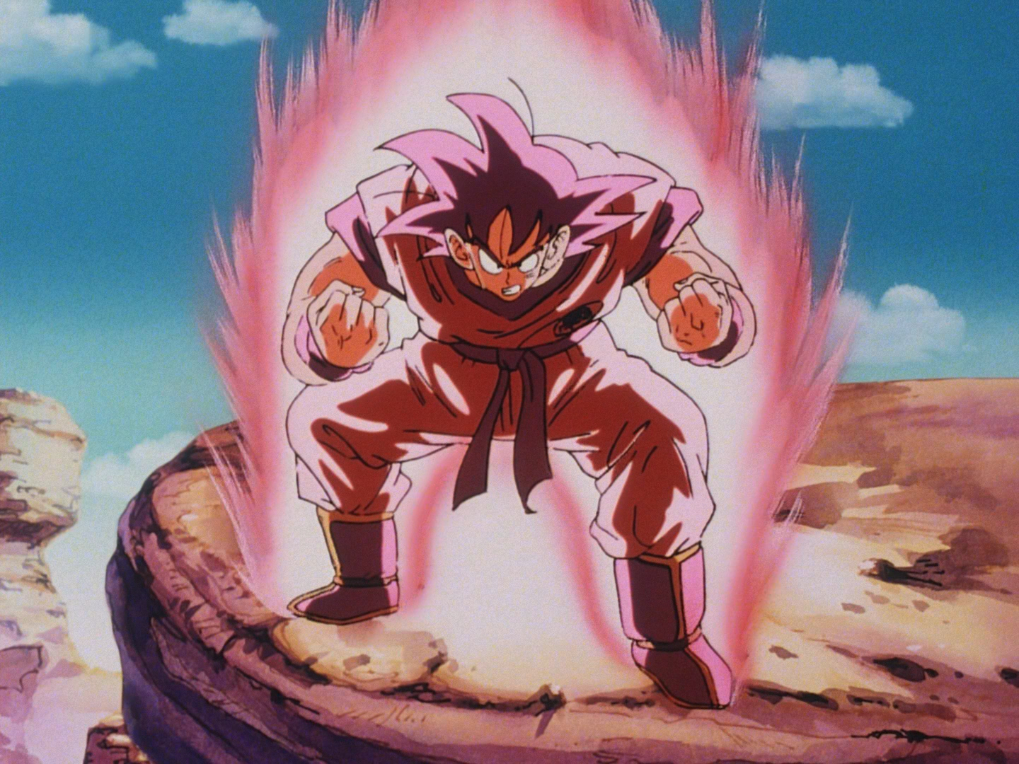 goku vs vegeta kaioken