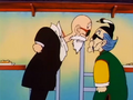 Shen arguing with Roshi