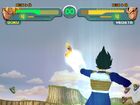The opponent fires a Ki Blast at Goku in Budokai