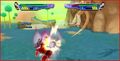 The final part of the Dragon Fist Attack rush in Budokai 3 HD