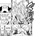 Goku Transforms into a Super Saiyan 3 against Toppo in the Zeno Exhibition Match