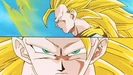 Goku's face seen from two angles