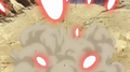 Akami's Continuous Kamehameha fired at Toriko