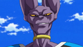 Beerus looks down at Dende and Piccolo