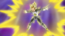 Vegeta charges his Final Flash in Dragon Ball Super