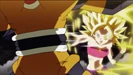 Caulifla easily strikes Methiop.