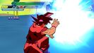 A close-up of Goku using the Kamehameha while using Kaio-Ken in Another Road