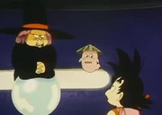 Il primo incontro tra Baba e Goku.