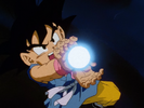 GT Goku uses the Kamehameha