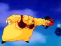 Misokatsun punches Goku