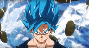 Son Goku trasformato in Super Saiyan Blue - DBSB