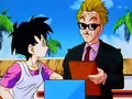 The announcer next to Videl