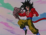 Goku ataca Chi Shenlong em sua forma verdadeira
