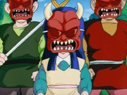 Mint wearing a mask for the festival