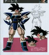 Arte conceptual de Tullece en la versión de 2010 de Dragon Ball Z Gaiden: El plan para erradicar a los saiyanos.