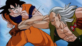 Android 13 punches goku