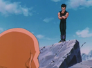 Nappa as he is confronted by Vegeta in Dragon Ball GT