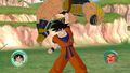 Goku uses his Kaio-ken Finish on Nappa