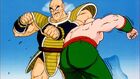 Nappa toys with Tien in their battle