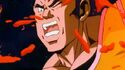 Paragus' eye bleeds after Broly punched it out (flashback)