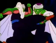 Piccolo spars with a doppelganger