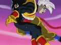 Super Saiyan 4 Goku attacks Super Baby Vegeta 2