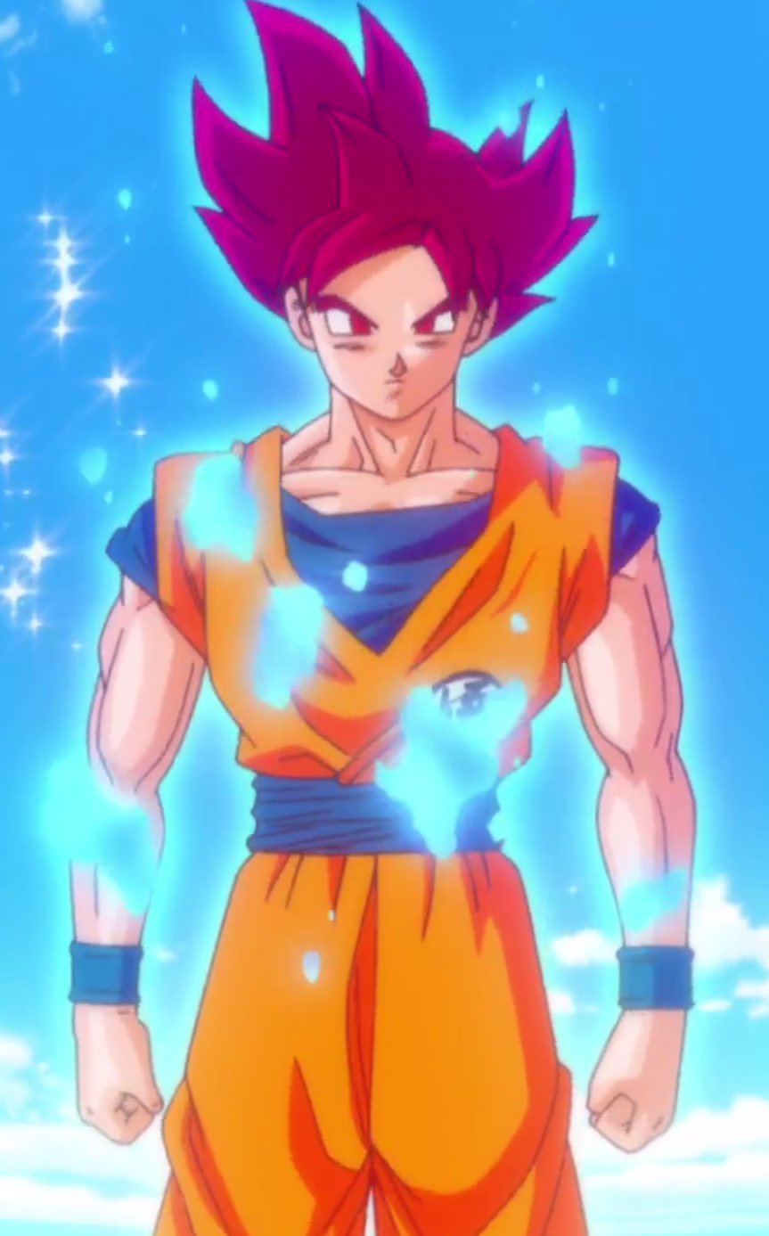 Desenho - Goku Super Saiyajin Deus