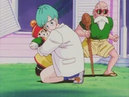 Η Μπούλμα προστατεύοντας το Γκόχαν από το Ράντιτς