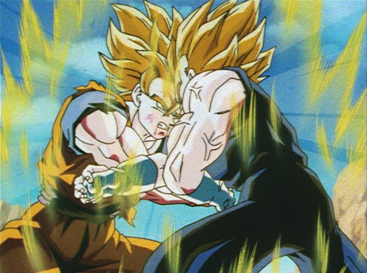 Goku vs Majin Vegeta, dbz, dragon ball z, ssj2, super saiyajin 2, HD  wallpaper