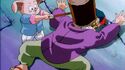 Oolong smashes Master Roshi