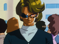 Baby-infected Ronge with his broken sunglasses