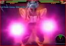 Super Baby Vegeta 2 charges the attack in Budokai Tenkaichi