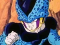 A Cell Jr. facing Gohan