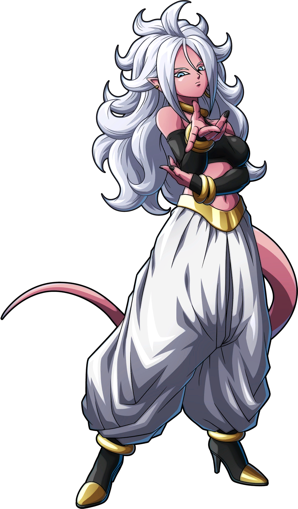 Lab coat 21 does a dio pose in her lvl3 : r/dragonballfighterz