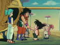 Yamcha parts with Goku as a friend