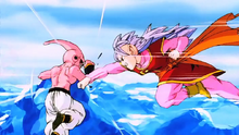 Majin Boo vs Kaio shin de l'ouest